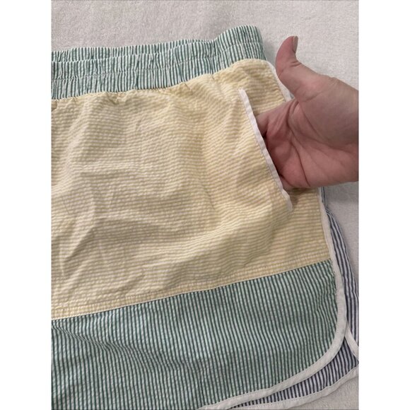 NWT Urban Outfitters BDG Women’s 3X Teagan Seersucker Shorts Colorful Patchwork - Picture 6 of 11